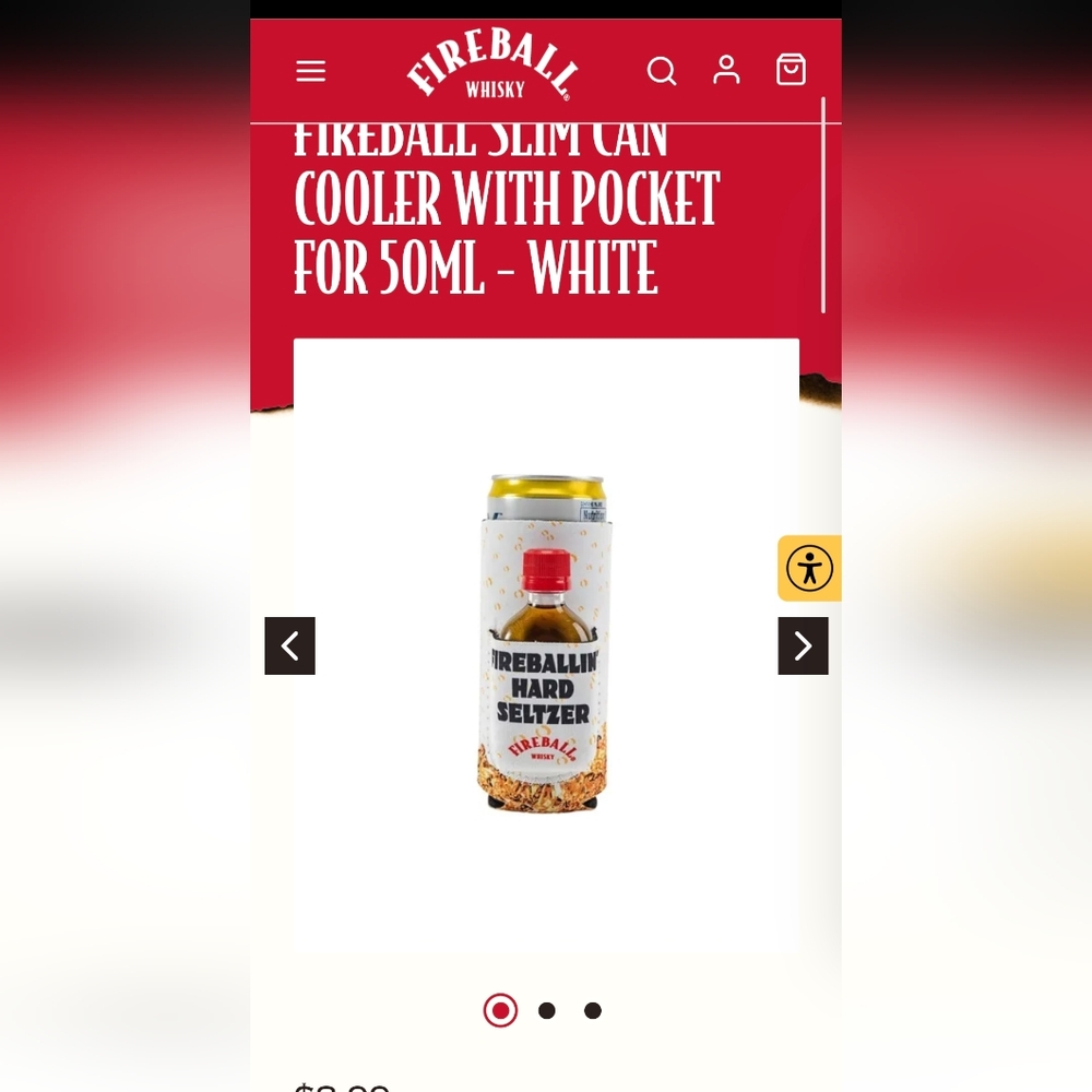 Fireball Hard Seltzer Can Cooler